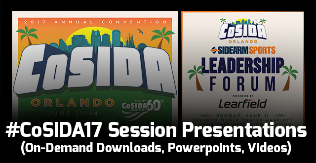 2017 Convention Session and Panels: Handouts & Downloads